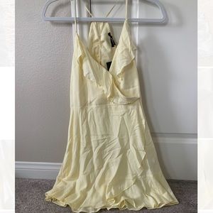 Yellow Cami Mini Dress